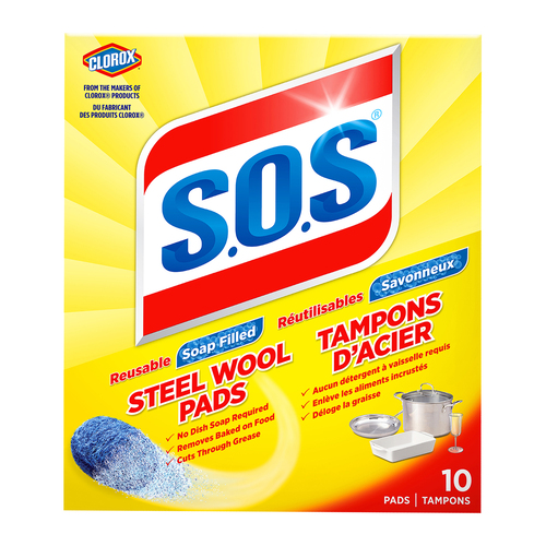 S.O.S Steel Wool Soap Pads Reusable