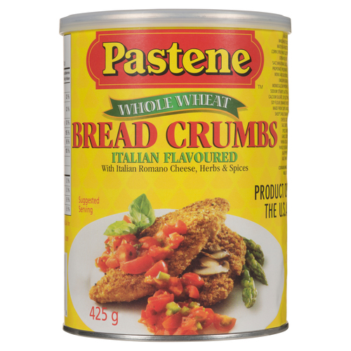 Buy Pastene Bread Crumbs Whole Wheat Italian 425 g | FreshCo