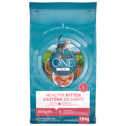 Purina ONE +Plus Dry Kitten Food Healthy Kitten Chicken