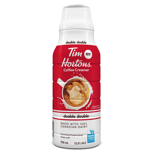 Buy Tim Hortons Coffee Creamer Double Double 750 ml | Thrifty Foods
