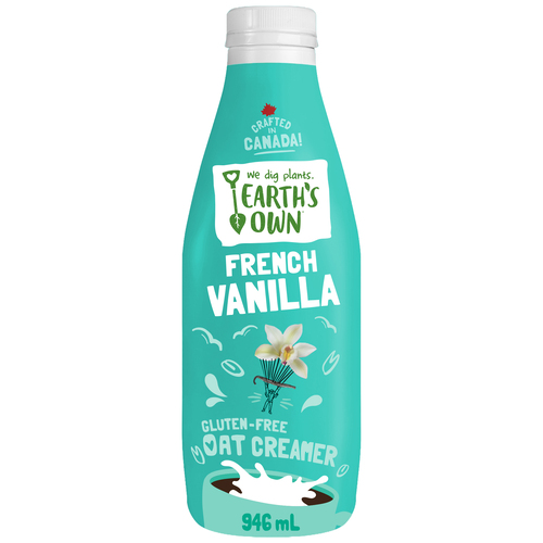 Earth's Own Gluten-Free Oat Coffee Creamer French Vanilla 946 ml