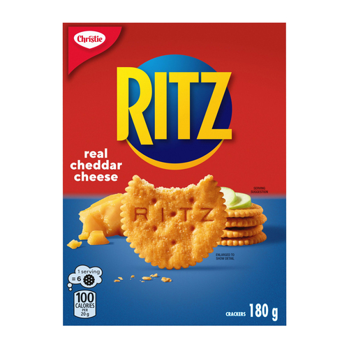 Buy Ritz Real Crackers Cheddar Cheese 180 g | Foodland
