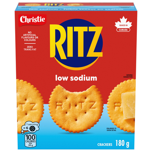 Buy Ritz Low Sodium Crackers 180 g | Foodland