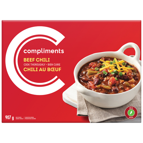 Compliments Frozen Beef Chili