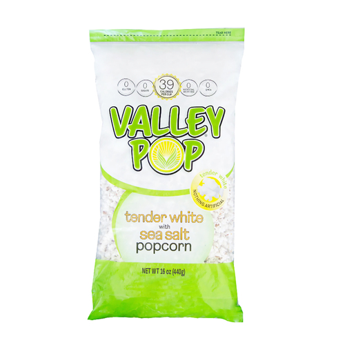 Valley Popcorn White Popcorn With Sea Salt