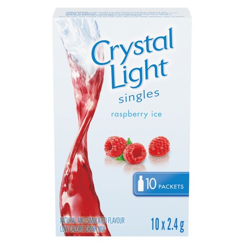 Buy Crystal Light Singles Raspberry Ice 24 g | Sobeys Inc.