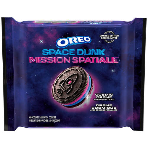 Oreo Space Dunk Chocolate Sandwich Cookies Cosmic Creme Limited Edition