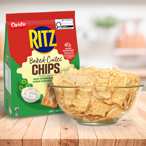 Buy Ritz Baked Chips Sour Cream & Onion 240 g | Foodland