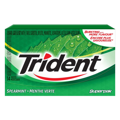 Trident Vibe Sugar Free Gum Spearmint