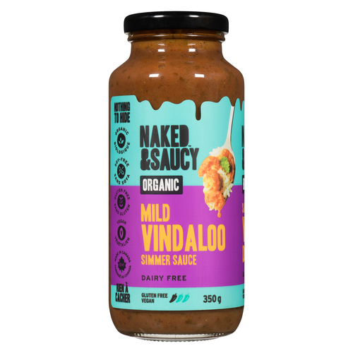 Naked & Saucy Organic Sauce Mild Vindaloo