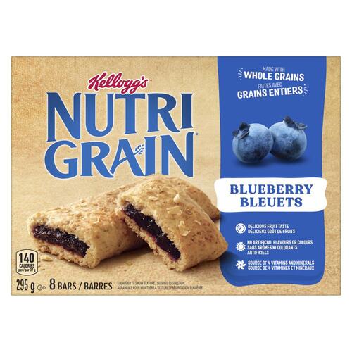 Kellogg's Nutrigrain Cereal Bars Blueberry