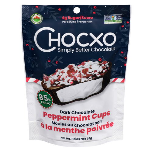 Buy ChocXO Dark Chocolate Peppermint Cups 98 g | Safeway Canada