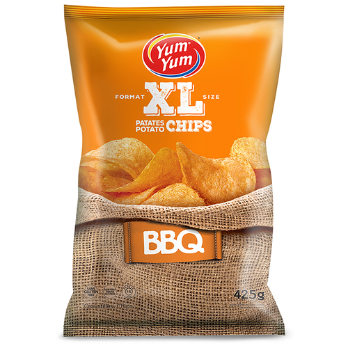 Buy Yum Yum Potato Chips BBQ 425 g | IGA