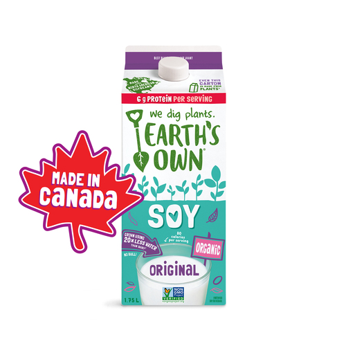 Buy Earth's Own Organic Soy Beverage Original 1.75 L | Foodland