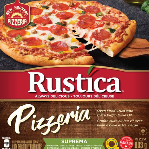 Rustica Frozen Suprema Pizzeria Oven Fired