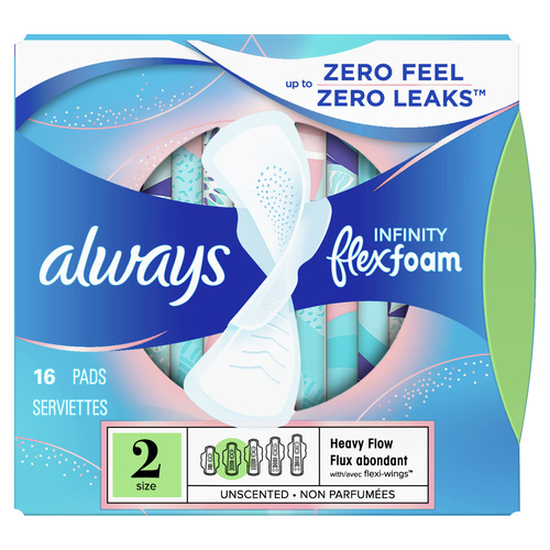 Always Flex Form Infinity Pads Size 2