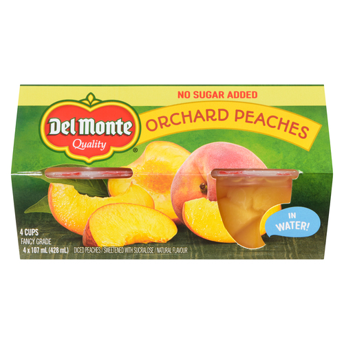 Del Monte Fruit Cups Orchard Peaches