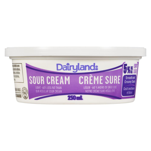 【サリー】クリーム Buy Dairyland 5% Sour Cream Light 250 ml | Safeway Canada