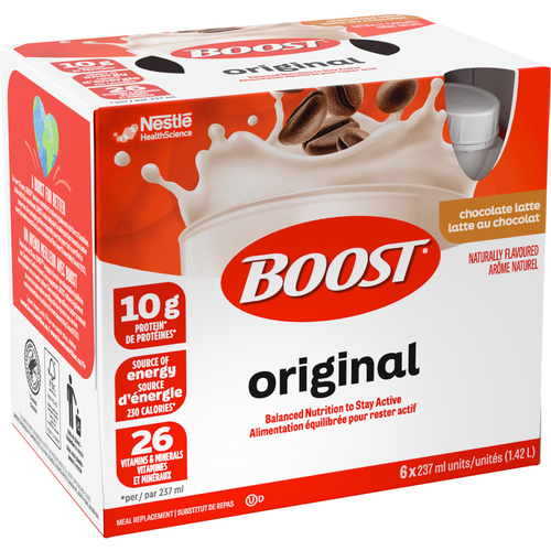 Buy Boost Meal Replacement Nutrition Drink Original Chocolate Latte 6 x 237  ml (bottles) | FreshCo