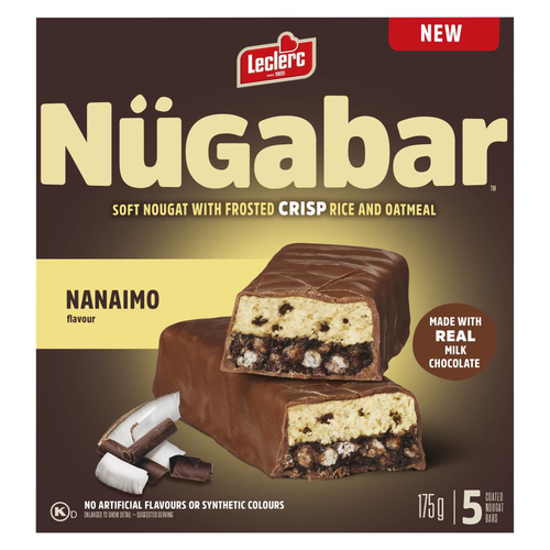 Leclerc Nügabar Nanaimo Bars 175 g