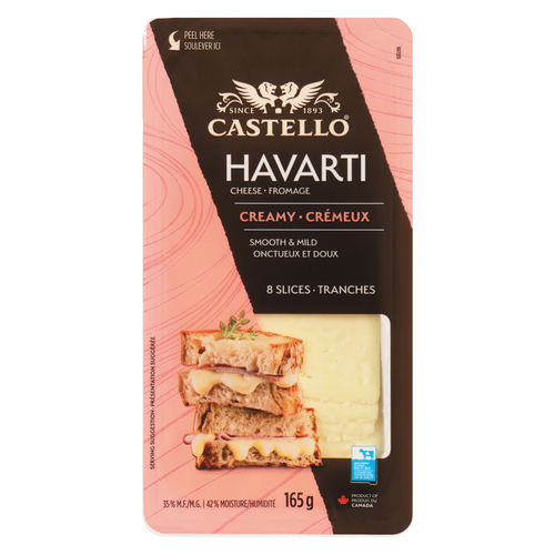 Castello Sliced Cheese Havarti Creamy