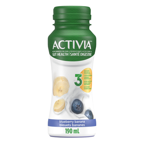Activia Probiotic Smoothie Blueberry Banana