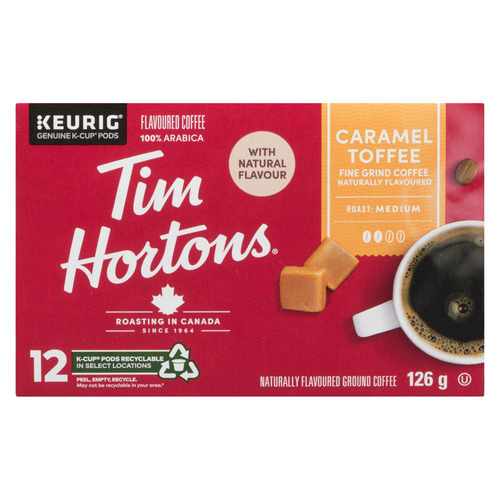 Tim Hortons Coffee Pods Caramel Toffee