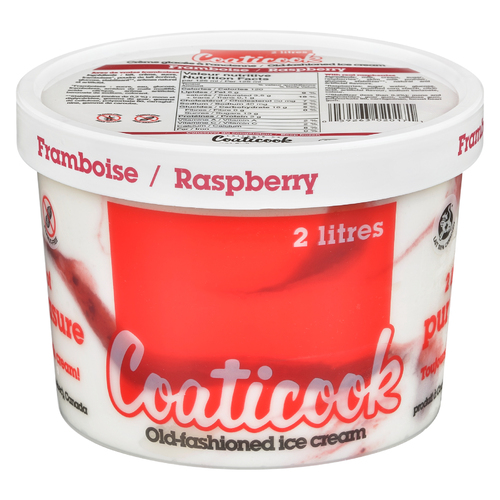 Buy Coaticook Gluten-Free Ice Cream Raspberry 2 L | IGA