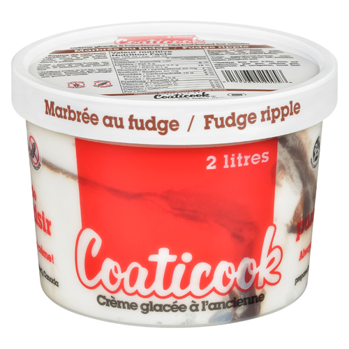 Buy Coaticook Gluten-Free Ice Cream Fudge Ripple 2 L | IGA