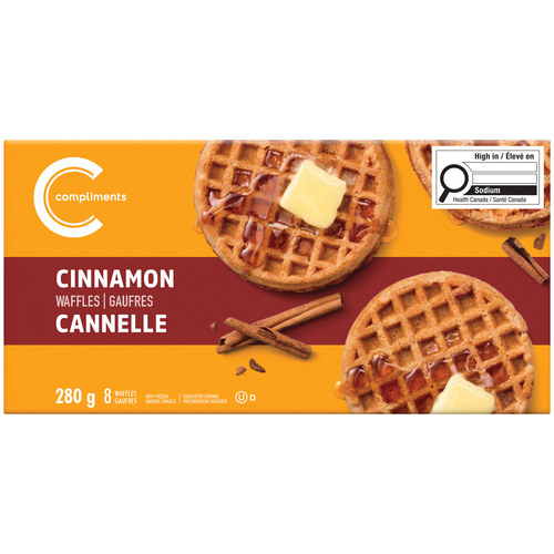 Compliments Frozen Waffles Cinnamon Toast