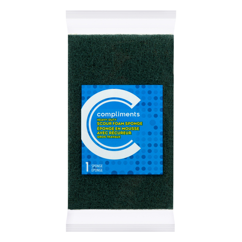 Compliments Heavy Duty Scour Foam Sponge