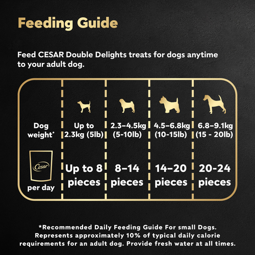 Buy Cesar Double Delights Small Adult Dogs Treats Filet Mignon 150