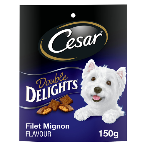 Buy Cesar Double Delights Small Adult Dogs Treats Filet Mignon 150