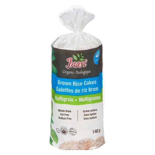 Buy Inari Organic Rice Cakes Multigrain Unsalted 140 g | IGA