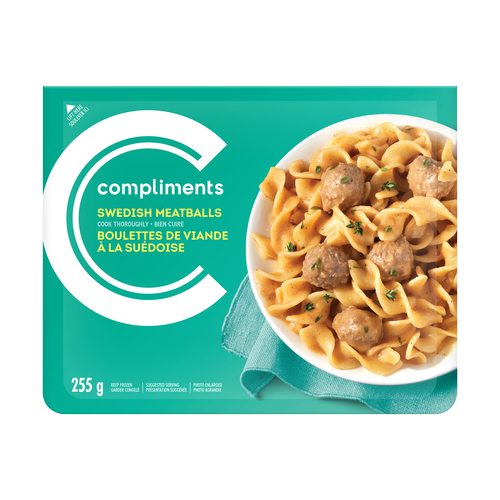 Compliments Frozen Entrée Swedish Meatballs