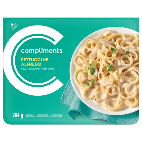 Compliments Fettuccine Alfredo Frozen Entree