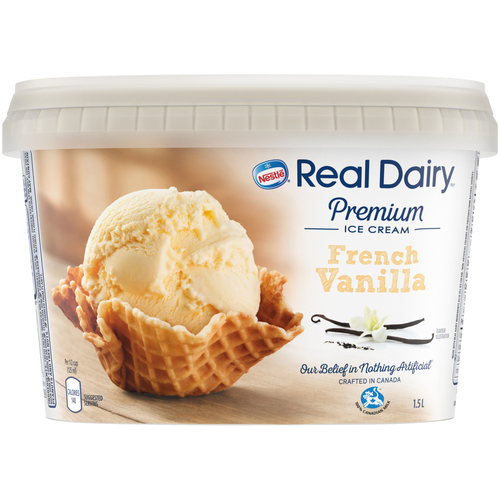 REAL DAIRY® Natural Vanilla Premium Ice Cream