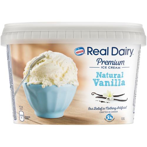 REAL DAIRY® Natural Vanilla Premium Ice Cream