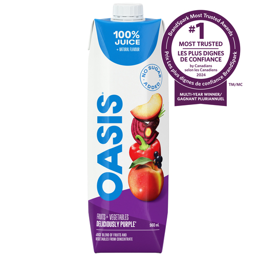 Buy Oasis Fruit and Vegetable Juice Deliciously Purple 960 ml | IGA