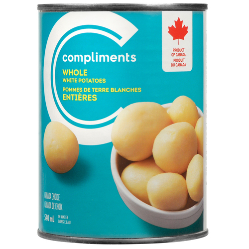 Compliments Canned Potatoes Whole White