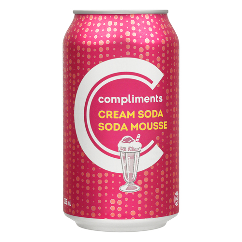 Buy Compliments White Cream Soda 355 ml | Thrifty Foods