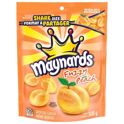 Maynards Treats Fuzzy Peach Soft Peach 308 g
