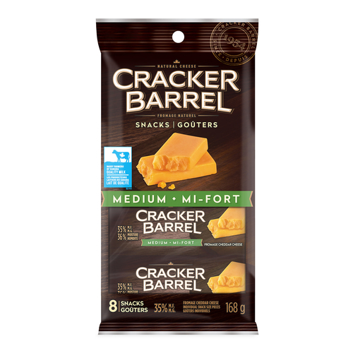 Cracker Barrel Cheese Snacks Medium Cheddar