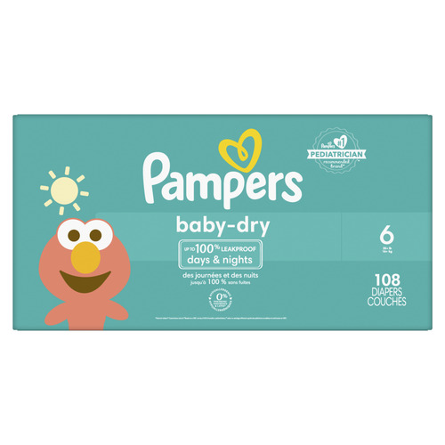 Buy Pampers Baby Dry Diapers Size 108 Count FreshCo