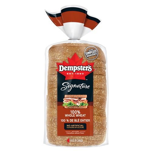 Dempster's Signature Bread 100% Whole Wheat 600 g