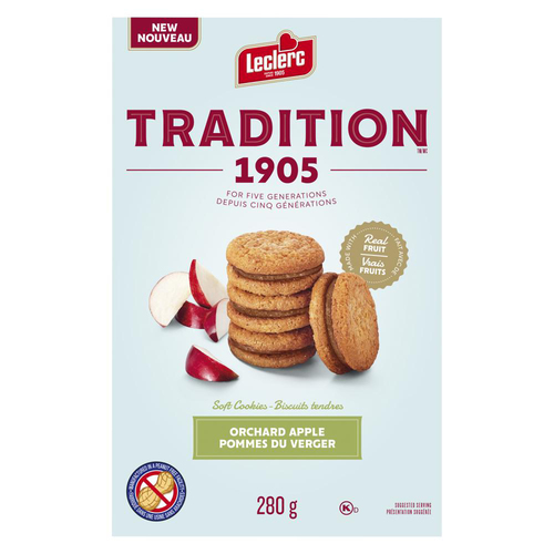 Leclerc Tradition 1905 Soft Orchard Apple Cookies