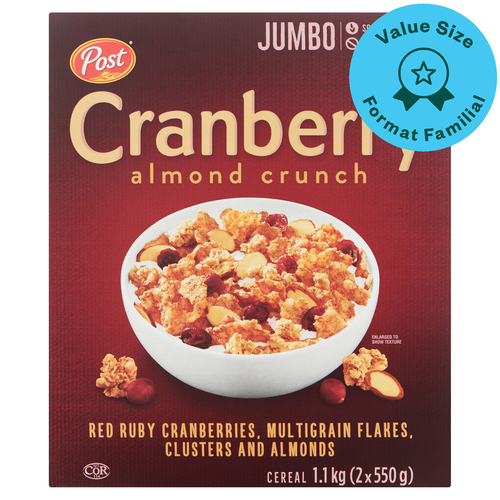 Post Cranberry Almond Crunch Cereal