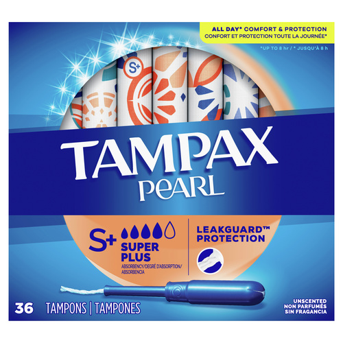 Tampax Pearl Tampons Super Plus Unscented