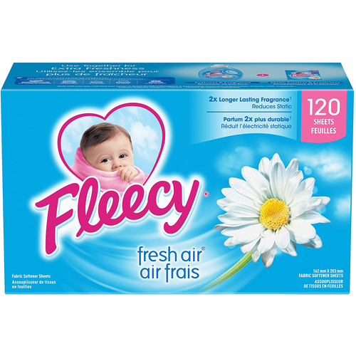 Fleecy Dryer Sheets Fresh Air Scent