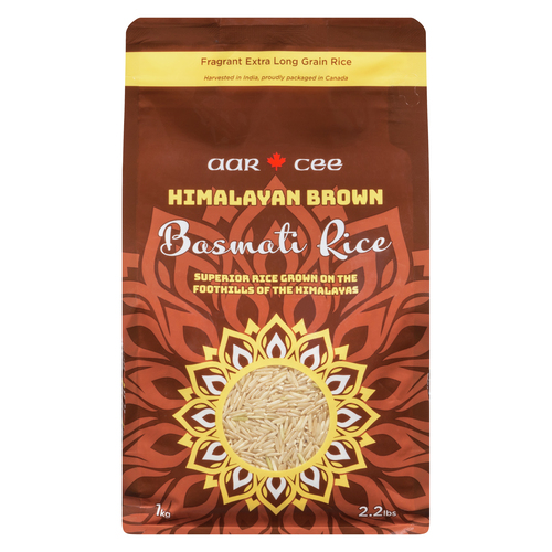 Buy Aar Cee Brown Basmati Rice 1 kg | Sobeys Inc.